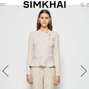 Andi Peplum Jacket . Green